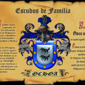 heraldica . Ilustração tradicional projeto de Esteban Ochoa Ahumada - 28.04.2013