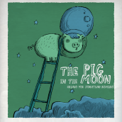 THE PIG ON THE MOON. Traditional illustration project by Jonathan Romero Ruiz - 05.16.2013