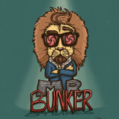 Mr. Bunker. Ilustração tradicional projeto de Oriana Chalbaud - 20.05.2013