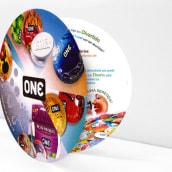 Diseño Folleto One Condoms (España). Design, and Advertising project by Ateigh Design Creación & Diseño Web - 05.20.2013