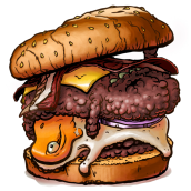 Burger. Un proyecto de Diseño e Ilustración tradicional de M.Tejedo - 22.07.2013