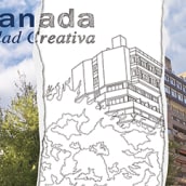 Cartel para Escuela Arte Granada. Un proyecto de Diseño, Ilustración tradicional, Publicidad e Instalaciones de Jesús Mora - 31.07.2013