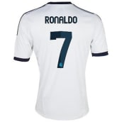 Camiseta de futbol Real Madrid C.F.2012-2013 Titular Equipación(Ronaldo 7). Un proyecto de Publicidad de lanadel - 08.08.2013