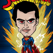 Superman. Design, and Traditional illustration project by Jpdesign OK - 08.10.2013