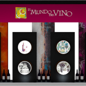Vitrinas Mundo del Vino 2012/2013. Design, Instalações, e 3D projeto de Paulina Aguilar - 20.08.2013