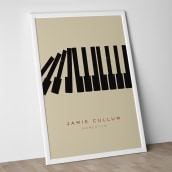 Jamie Cullum Tour Poster 2013 . Design, Traditional illustration, and Advertising project by Edu Torres - 08.22.2013