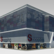 Centro Comercial Lagos. Design, Ilustração tradicional, Publicidade, Instalações, Fotografia, e 3D projeto de José Manuel de los Santos - 26.09.2013