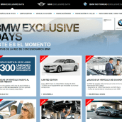 Web BMW Exclusive Days. Programação  projeto de Saúl Berja Peña - 07.10.2013