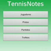 TennisNotes para Android. Programming & IT project by Francisco Pardo - 11.01.2013