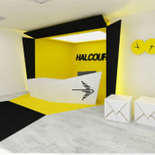 Halcourier headoffice. Design, Installations, and 3D project by Mar Falcón - 11.05.2013