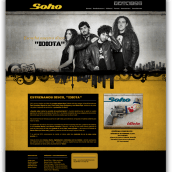 Diseño y desarrollo web para "Soho". Design, and Programming project by Blanca - 11.26.2013