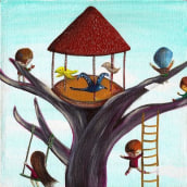 Lo que pasa en el árbol. Un progetto di Illustrazione tradizionale di pipah - 26.11.2013