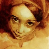 "Watercolor portrait" / "Retrato acuarela". Un proyecto de Ilustración tradicional de Paula.m.Rufat - 25.11.2013