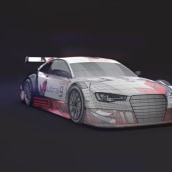 Audi DTM RS5. 3D projeto de Víctor Hernández García - 28.11.2013