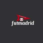Rediseño de logo futmadrid. Design, and Traditional illustration project by boh - 12.16.2013