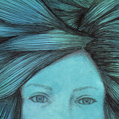 Els ulls que et miren. Un proyecto de Ilustración tradicional de Júlia Domènech Marti - 17.12.2013