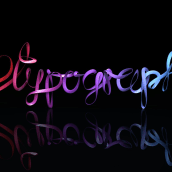 I LOVE TYPOGRAPHY. Design, e 3D projeto de Javi Moreno - 23.12.2013