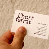 Imagen corporativa "Hort ferrat". Un proyecto de Diseño y Publicidad de Raül Salvatierra Ríos - 01.01.2011