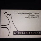 ACTIUM ABOGADOS. Design, Ilustração tradicional, e Publicidade projeto de Sofía Dávila Laborda - 04.01.2014