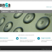 Sitio web para LaConga Comunicación. A Software Development, UX / UI & IT project by Iván González - 01.20.2014