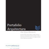 portafolio. Design project by Arturo Moreno - 01.22.2014