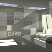 Deep Cubit Room. Instalações projeto de experimental portfolio - 22.01.2014