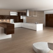 Cocinas 3D Chocolate. 3D, Design e fabricação de móveis, Arquitetura de interiores, e Design de interiores projeto de Elena Cobos - 29.01.2012