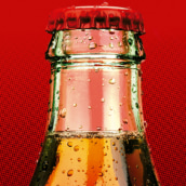 La marca de la Felicidad. Cocacola.. Design, Publicidade, Direção de arte, Design editorial, e Design gráfico projeto de Adriana García - 30.11.2013