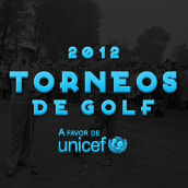 carteles Torneos a favor de Unicef 2012. Advertising, Art Direction, and Graphic Design project by Iban Vaquero - 05.07.2012