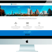 Texas European Chamber of Commerce website. Web Design project by Alberto Saavedra - 02.24.2014