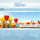 Diseño Web - Radio Delivery. Un proyecto de Diseño, Diseño Web y Desarrollo Web de Dario Barcia - 25.05.2013