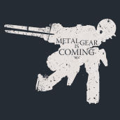 Metal Gear T-shirts. Ilustração tradicional, Design gráfico, e Design de produtos projeto de Ari Óscar Martínez Jiménez - 03.03.2014