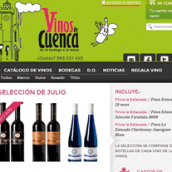 TIENDA ONLINE VINOS DE CUENCA. Un proyecto de Desarrollo Web de Javier Patiño - 09.03.2014