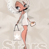 Star. Design, and Traditional illustration project by Rafa Huete - 03.14.2014