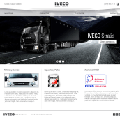WEB SITE - IVECO. Design, Web Design, and Web Development project by Luis Miguel Pittol Mendoza - 03.15.2014