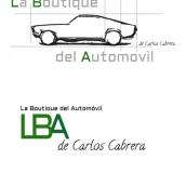 La boutique del automóvil  Logos. Design project by Alberto Hernández Mendoza - 03.17.2014