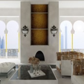 Infografía | Suite Abu Dhabi. 3D, e Design de interiores projeto de Juanjo Sánchez - 23.03.2014