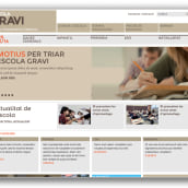 Escola Gravi. Un proyecto de Br, ing e Identidad, Diseño gráfico y Diseño Web de Horaci Polanco Noe - 07.01.2014