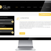 web Estudio Caliri . Projekt z dziedziny Web design użytkownika Pam Bruno - 15.04.2014