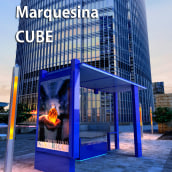 Marquesina Cube. Un proyecto de 3D y Diseño industrial de Carlos Fenoll - 27.04.2014