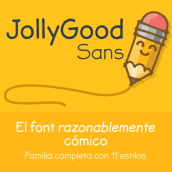 JollyGood Sans- muera comic sans!. Un proyecto de Diseño y Tipografía de Kemie Guaida - 04.05.2014