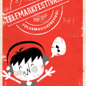 TELEMARK FESTIVALEN -Norway-. Ilustração tradicional, e Design gráfico projeto de Natxo Uribe - 06.05.2014