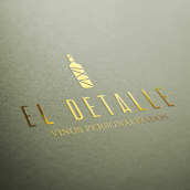 Logotipo | El Detalle - Vinos Personalizados . Un proyecto de Diseño, Br, ing e Identidad, Gestión del diseño y Diseño gráfico de Álvaro Palmero Romero - 06.05.2014