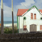 Google street View Studies . Ilustração tradicional, Artes plásticas, Paisagismo, e Pintura projeto de Carlos Garijo Martínez - 20.05.2014