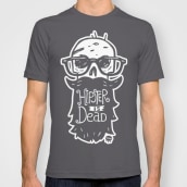 Hipster is dead!. Ilustração tradicional, e Design de vestuário projeto de Guixarades - 22.05.2014