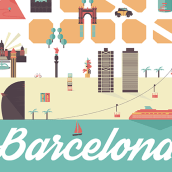 Barcelona. Un proyecto de Ilustración tradicional de Sergio Bruno - 26.05.2014