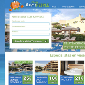 Web Viajesturypeople. Ilustração tradicional, Design gráfico, e Web Design projeto de Alejandro Sáez (TLM) - 29.09.2013