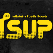 iSUP. Logo para Marca de Stand Up Paddle Surf. Un proyecto de Br, ing e Identidad, Diseño de producto y Tipografía de Carlos Cañellas - 13.05.2012