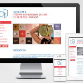 Incubarte Festival (WEB). Design, Web Design, and Web Development project by Miguel Ángel Reino - 12.31.2012