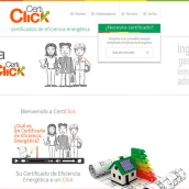 Certiclick. Web Design, and Web Development project by Jaime Martínez Martín - 06.01.2014
